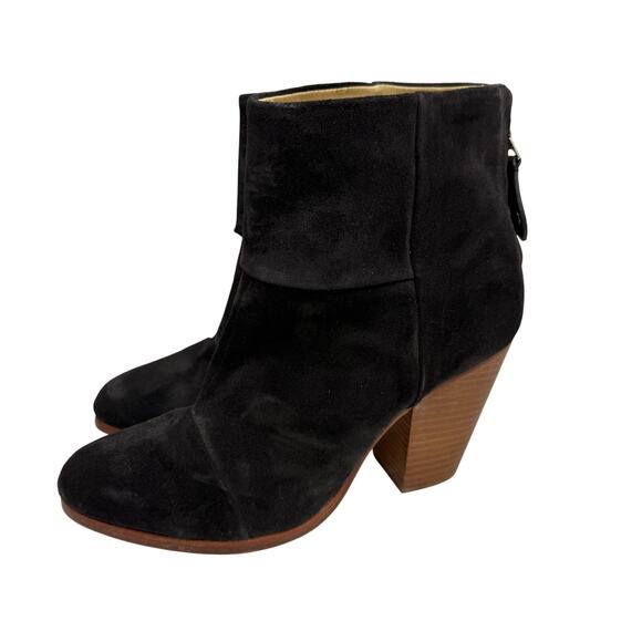 Rag & Bone Women’s Boots sz 8 (Euro 41) Suede Block Heel # Box M598 - Picture 1 of 8